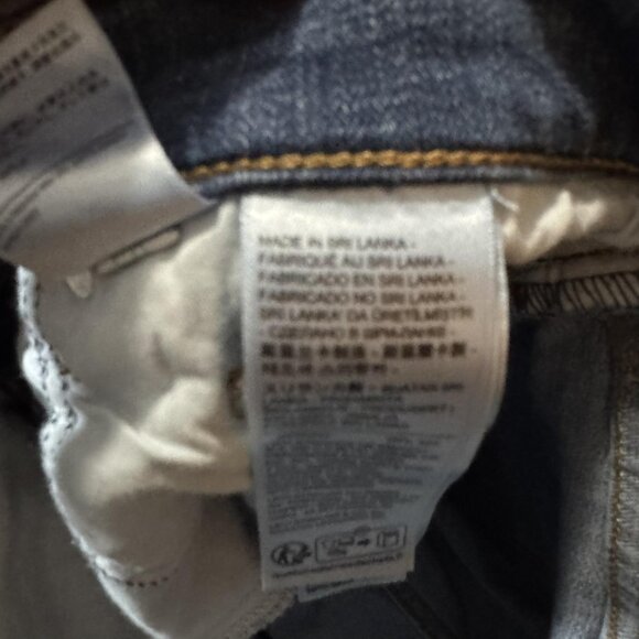 Levis 314 Shaping Straight Jeans Womens 27x32 Blue Denim Stretch Mid Rise - Picture 7 of 12